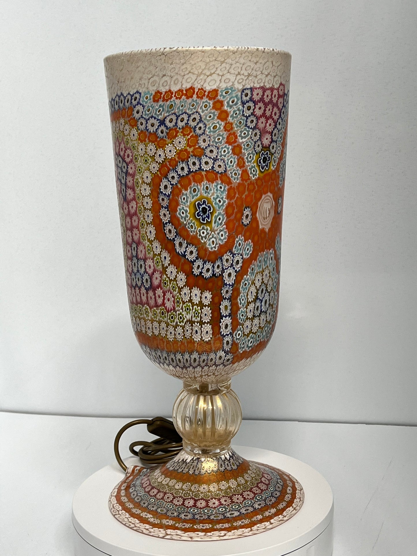 Lamapada a calice con murrine "La Murrina"