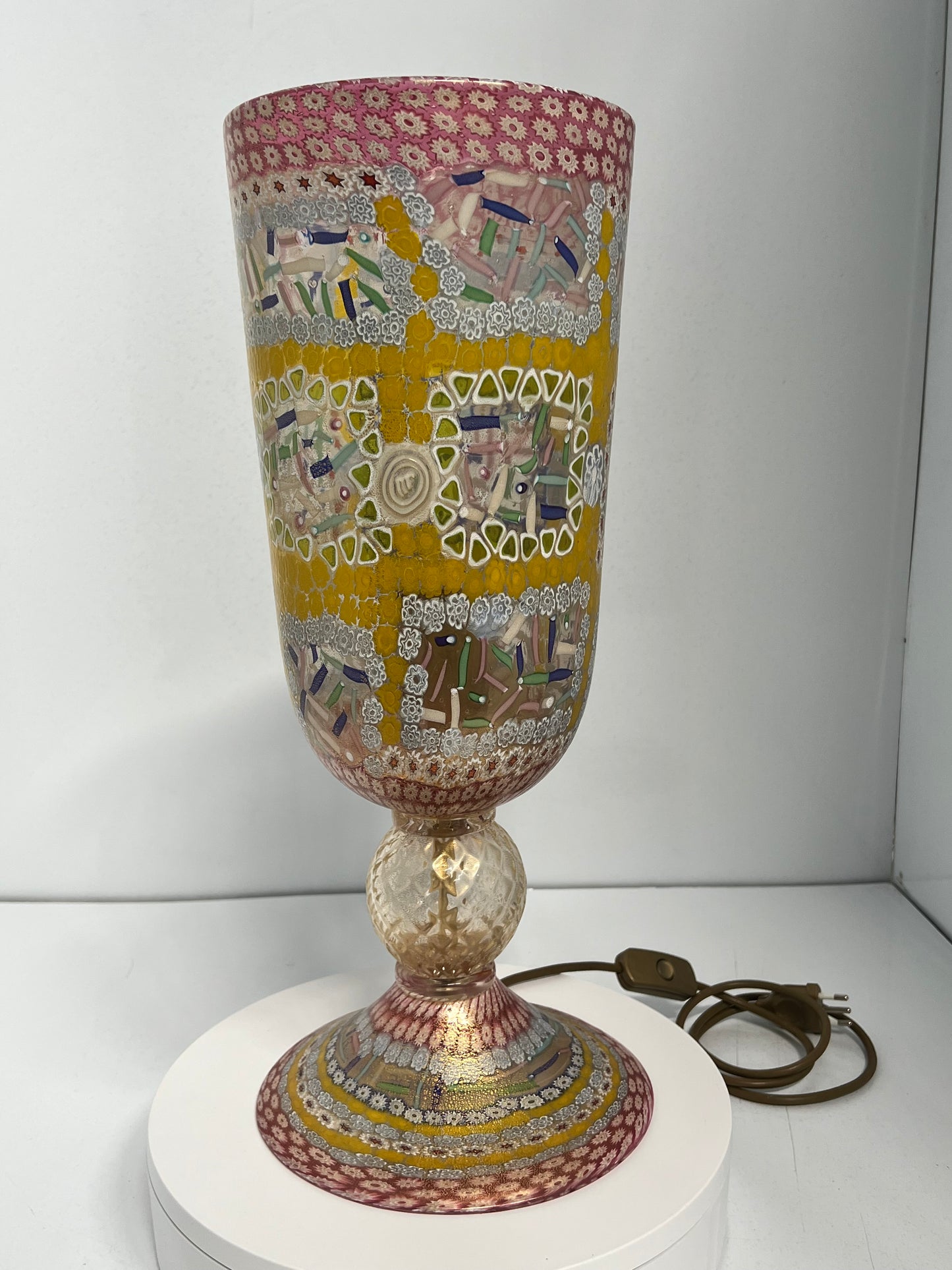 Lamapada a calice con murrine "La Murrina"