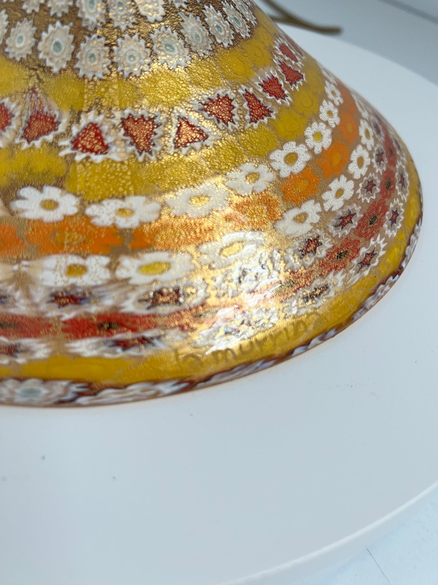 Lampada Coppa con murrine "La Murrina"
