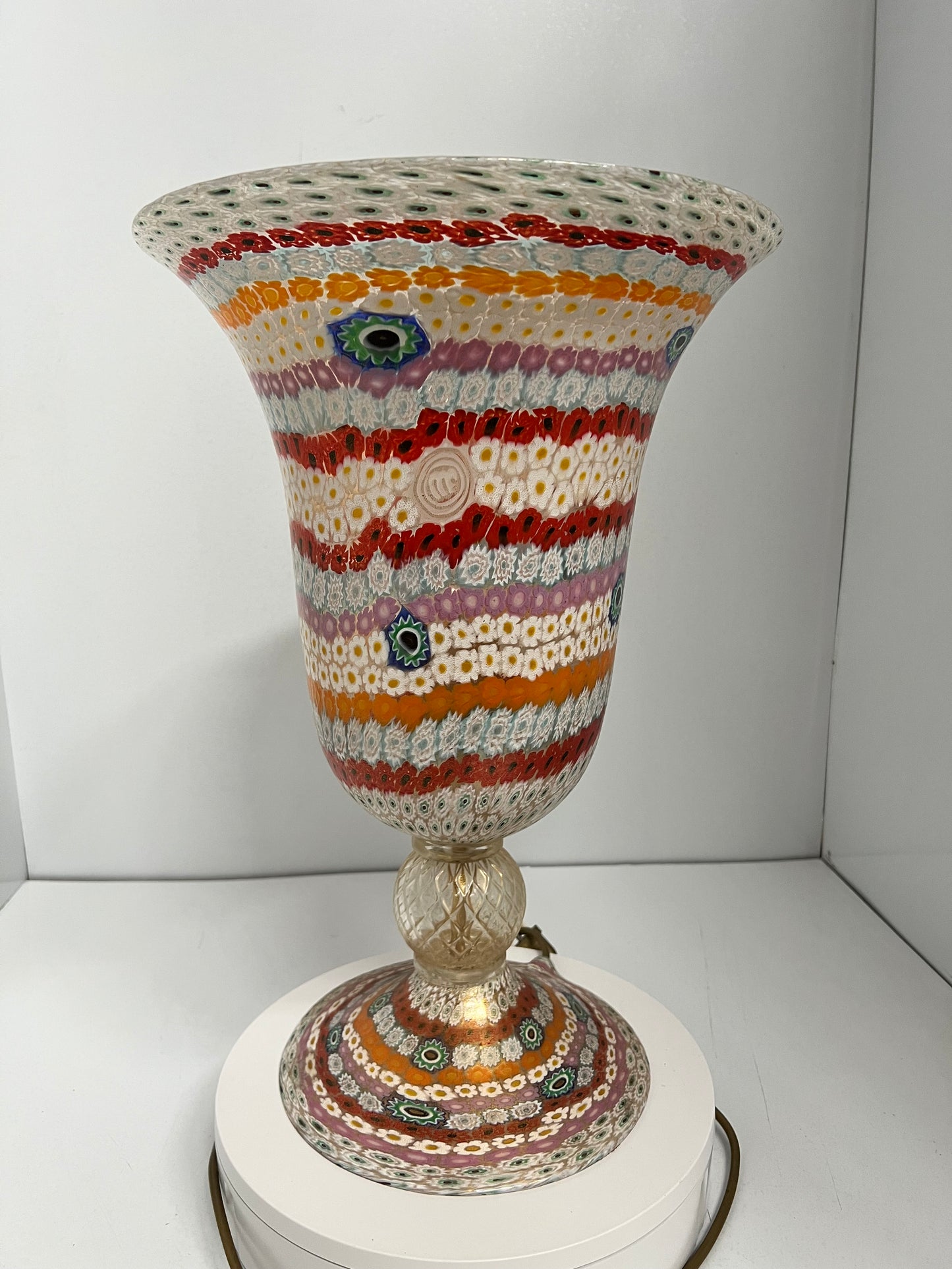 Lampada Coppa con murrine "La Murrina"