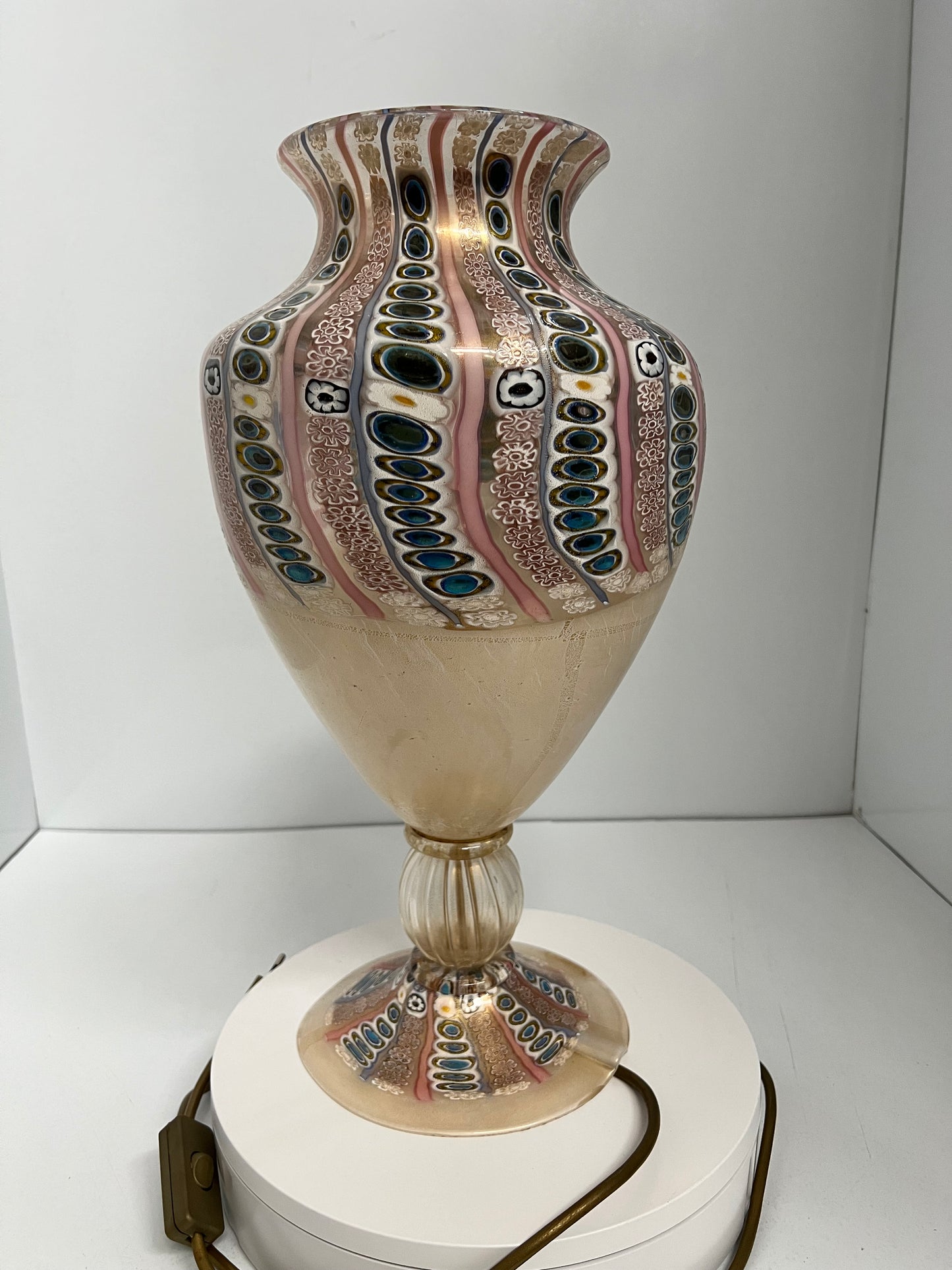 Lampada Coppa con murrine "La Murrina"