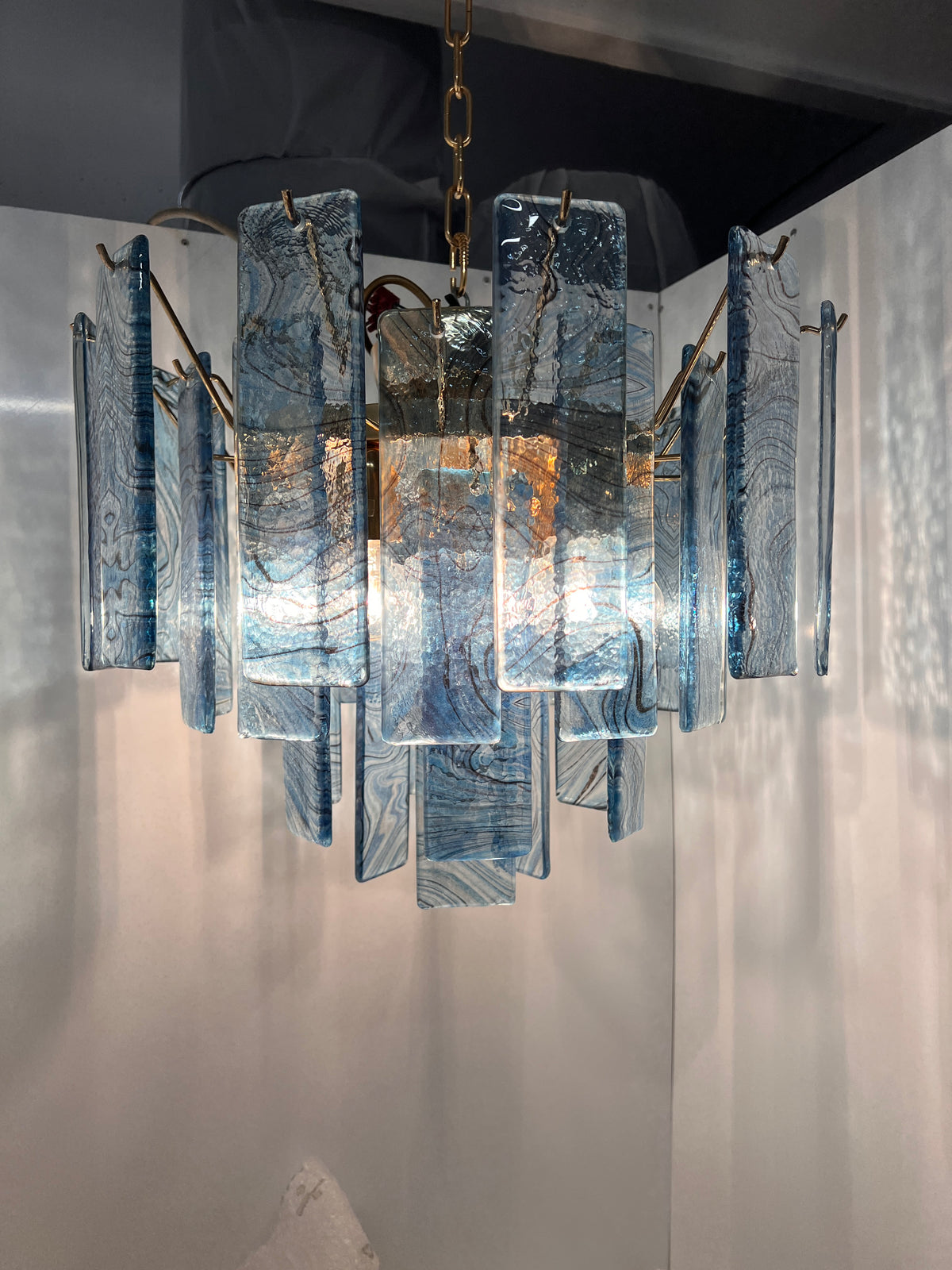 Lampadario Vintage Serie 800 in Vetro di Murano – La Murrina