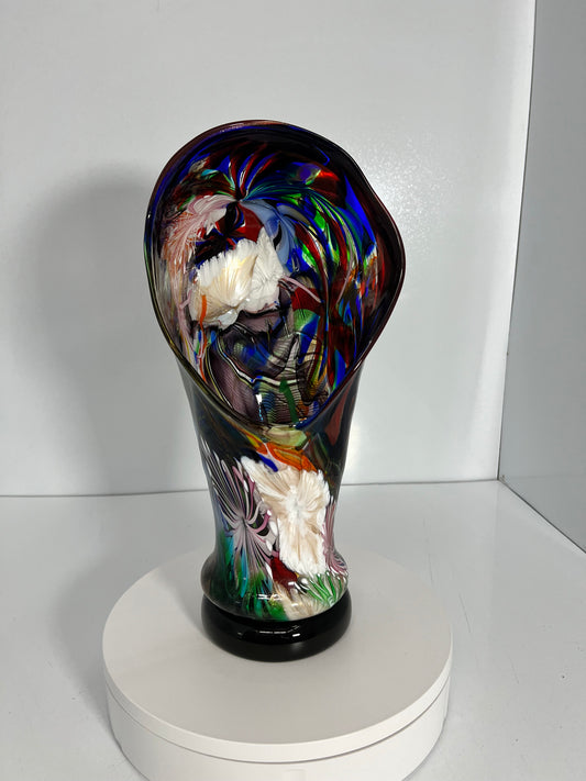 Vaso Artistico "Calla" in Vetro di Murano