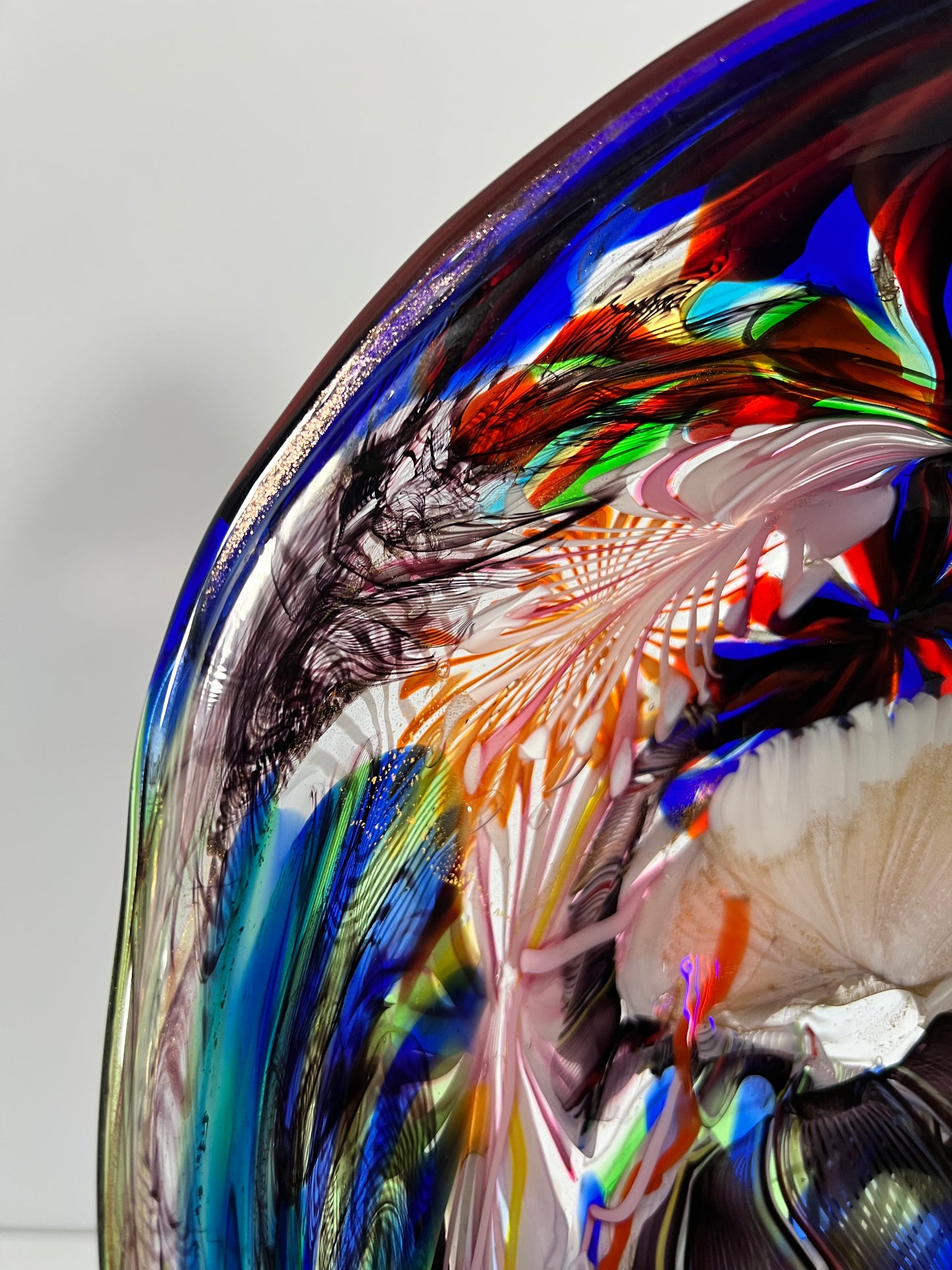 Vaso Artistico "Calla" in Vetro di Murano