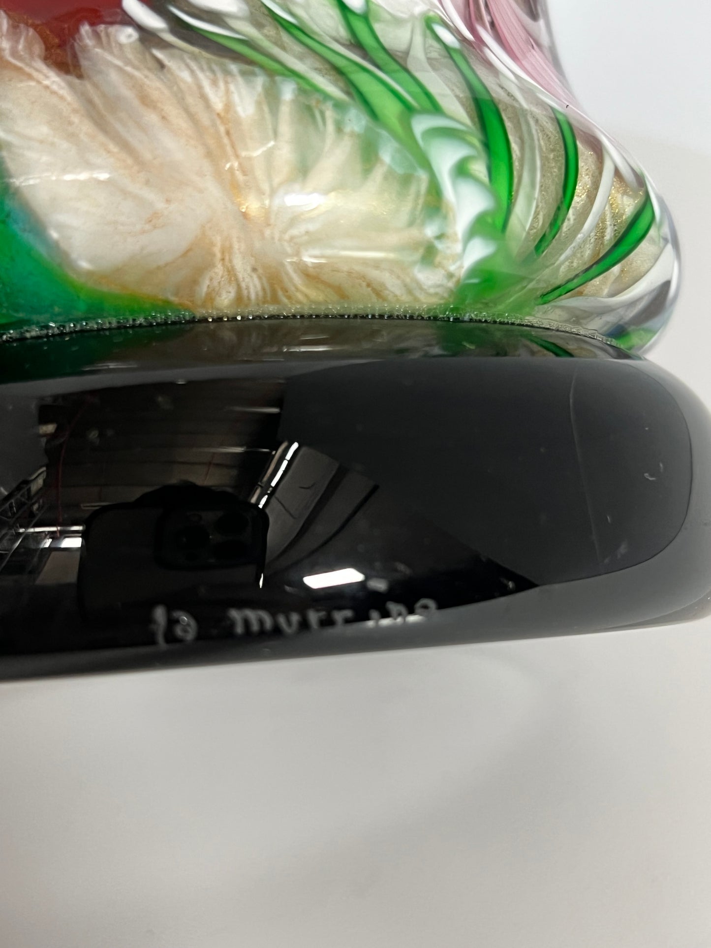 Vaso Artistico "Calla" in Vetro di Murano