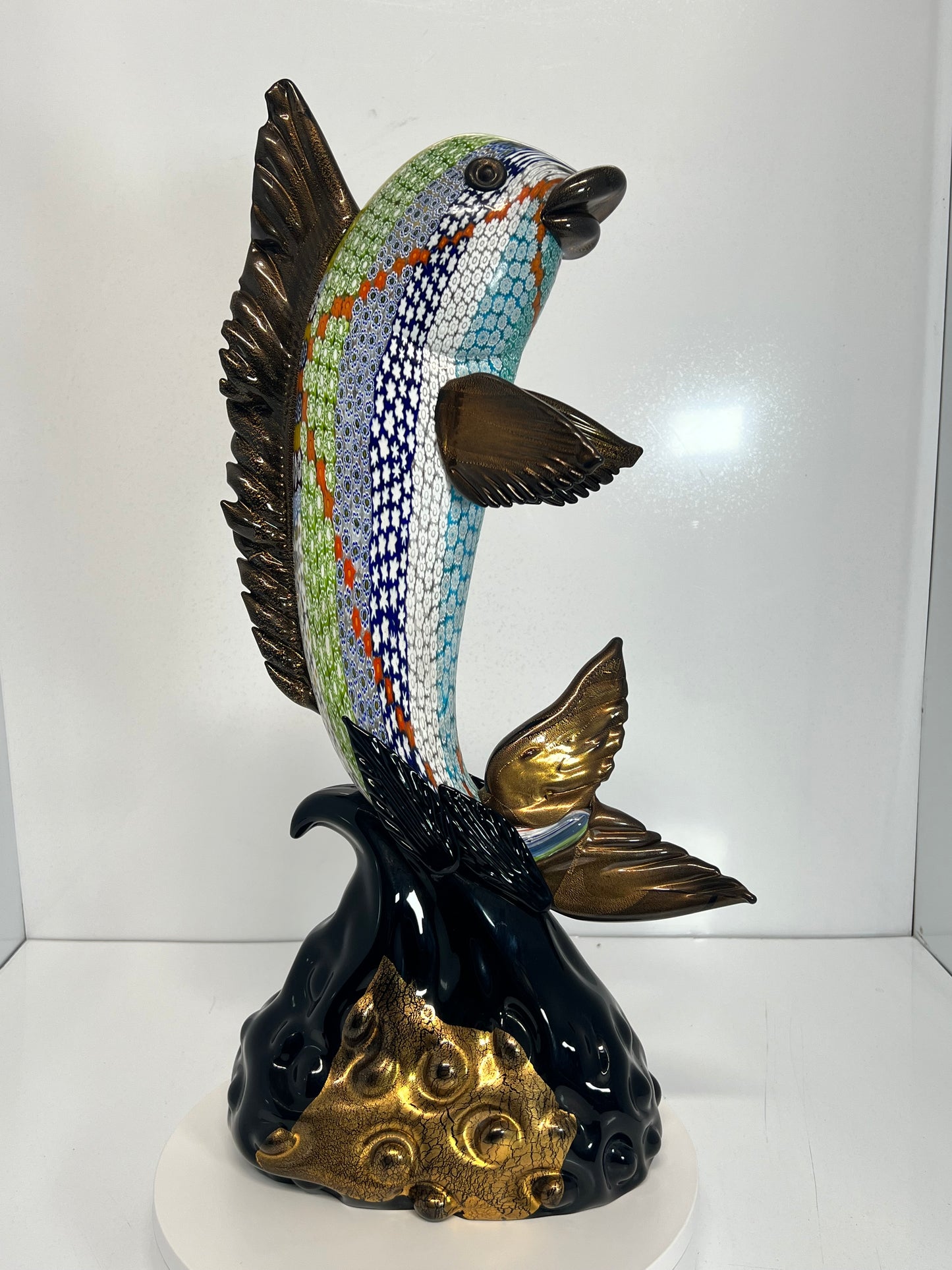 SCULTURA PESCE KOI