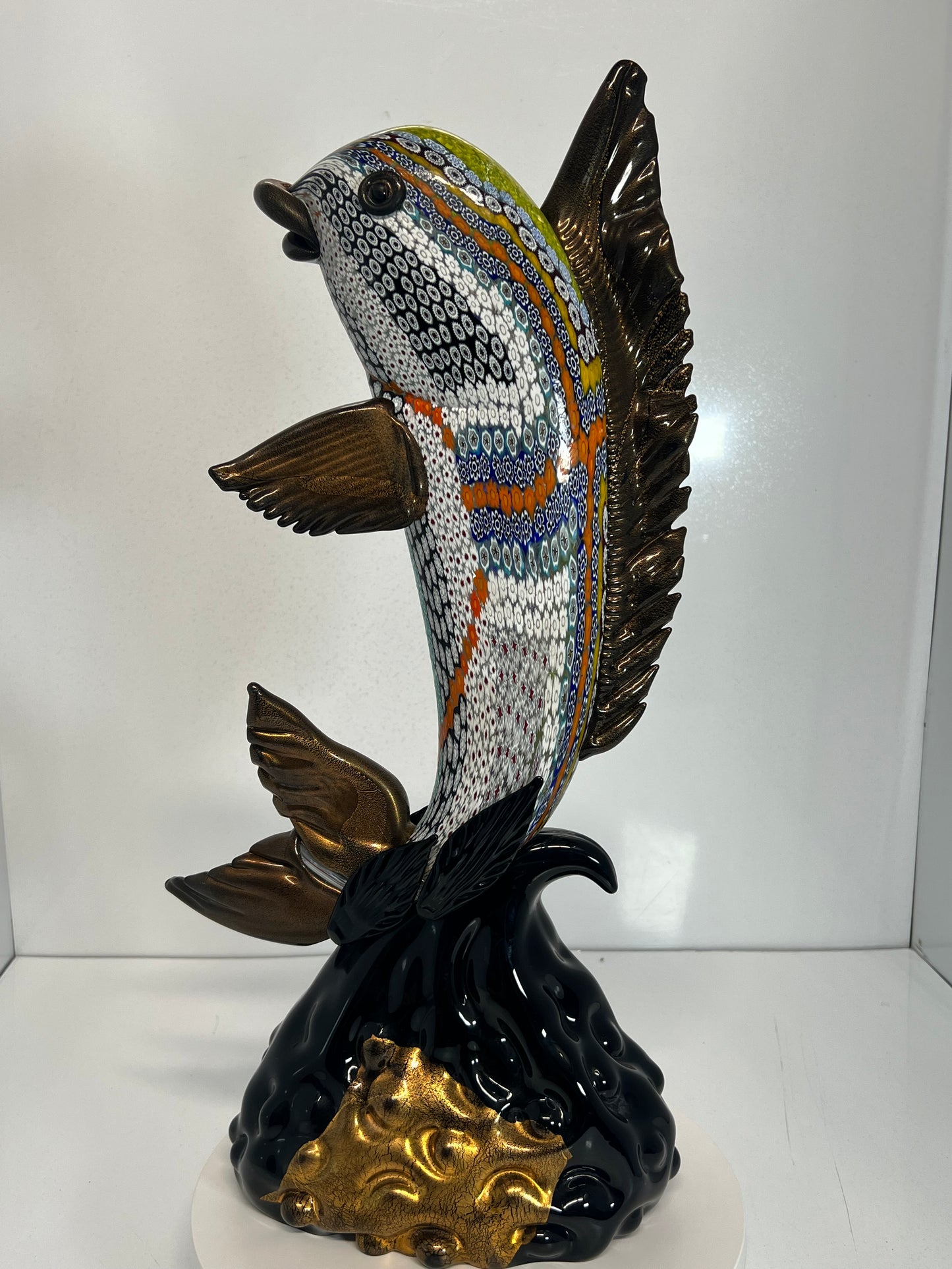 SCULTURA PESCE KOI
