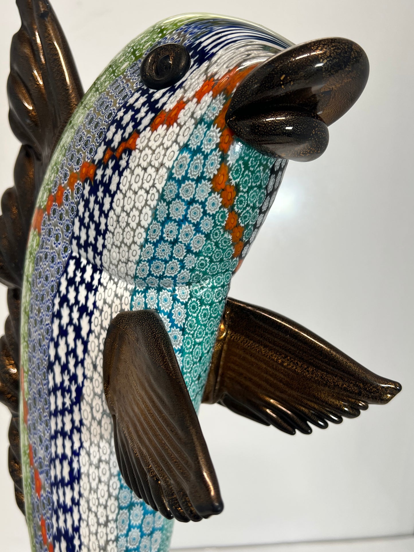SCULTURA PESCE KOI