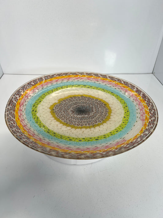 Piatto Centrotavola "Millefiori Kaleidoscope"