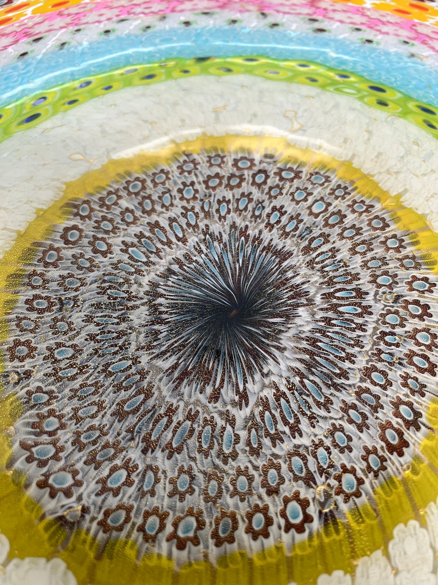 Piatto Centrotavola "Millefiori Kaleidoscope"